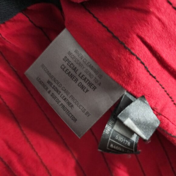 Wilsons Leather Cafe Racer Motorcycle Jacket With Removable Hood Mens L - Picture 7 of 11